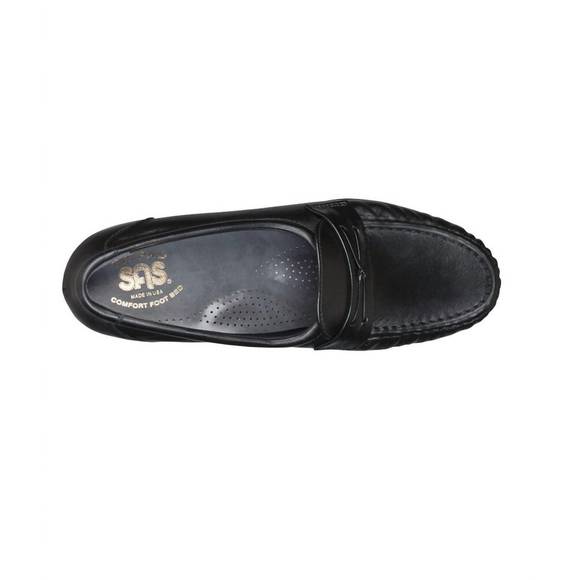 NEW SAS women's easier slip on loafer - medium in black - Picture 3 of 3